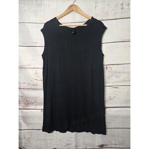 Active Life Womens Dress Size XL Black Sleeveless Crew Neck Casual Knit